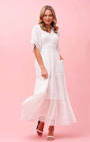 White Maxi dress