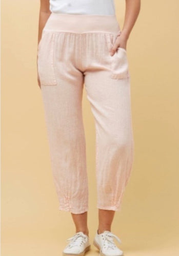 Linen pants - Blush